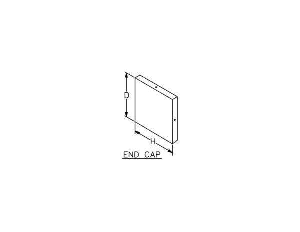 TYPE 1 PAINTED END CAP FOR WIREWAY - Image 2