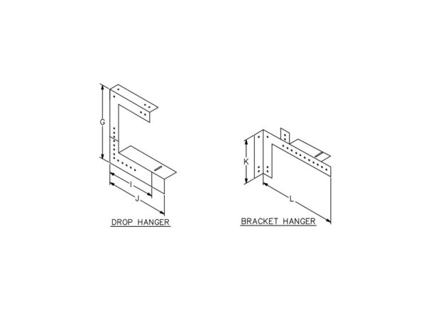 TYPE 1 GALVANIZED DROP & BRACKET HANGER FOR WIREWAY - Image 2