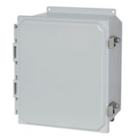 TYPE 4X POLYCARBONATE HINGED SCREW COVER ENCLOSURE W/ QUICK RELEASE LATCH