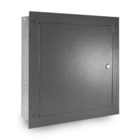 TYPE 1 PAINTED HINGED TELEPHONE CABINET W/ KEYLOCKING LATCH & FLUSH COVER