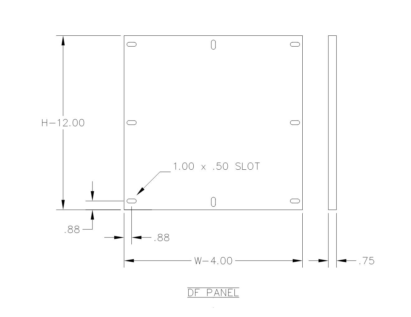 PAINTED WHITE PANEL FOR DOUBLE DOOR FREESTANDING ENCLOSURE - Image 2