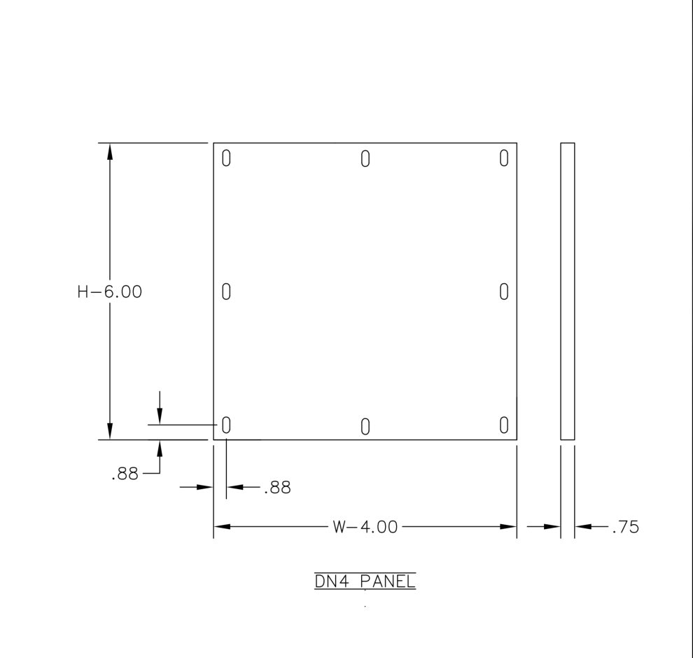 PAINTED WHITE PANEL FOR TYPE 4 DOUBLE DOOR FLOOR MOUNT ENCLOSURE - Image 2