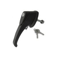 HEAVY DUTY COMBO KEY AND PADLOCKING DEFEATER HANDLE