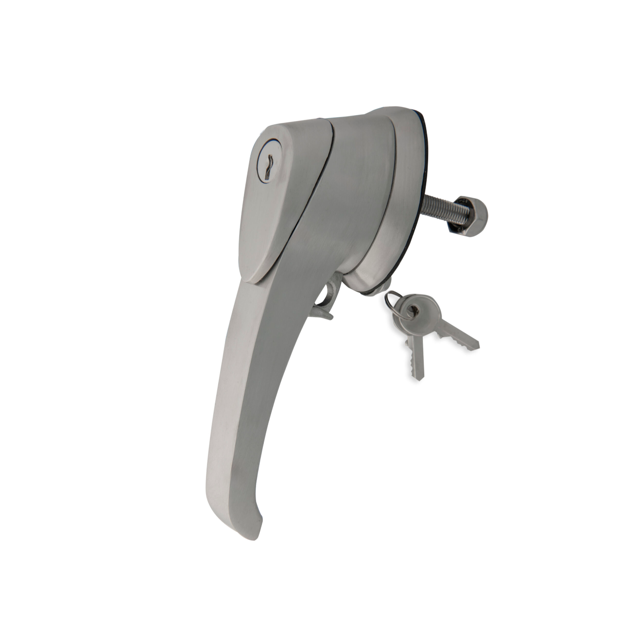 HEAVY DUTY COMBO KEY AND PADLOCKING STAINLESS DEFEATER HANDLE