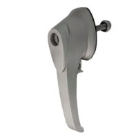 HEAVY DUTY SLOTTED AND PADLOCKING STAINLESS DEFEATER HANDLE