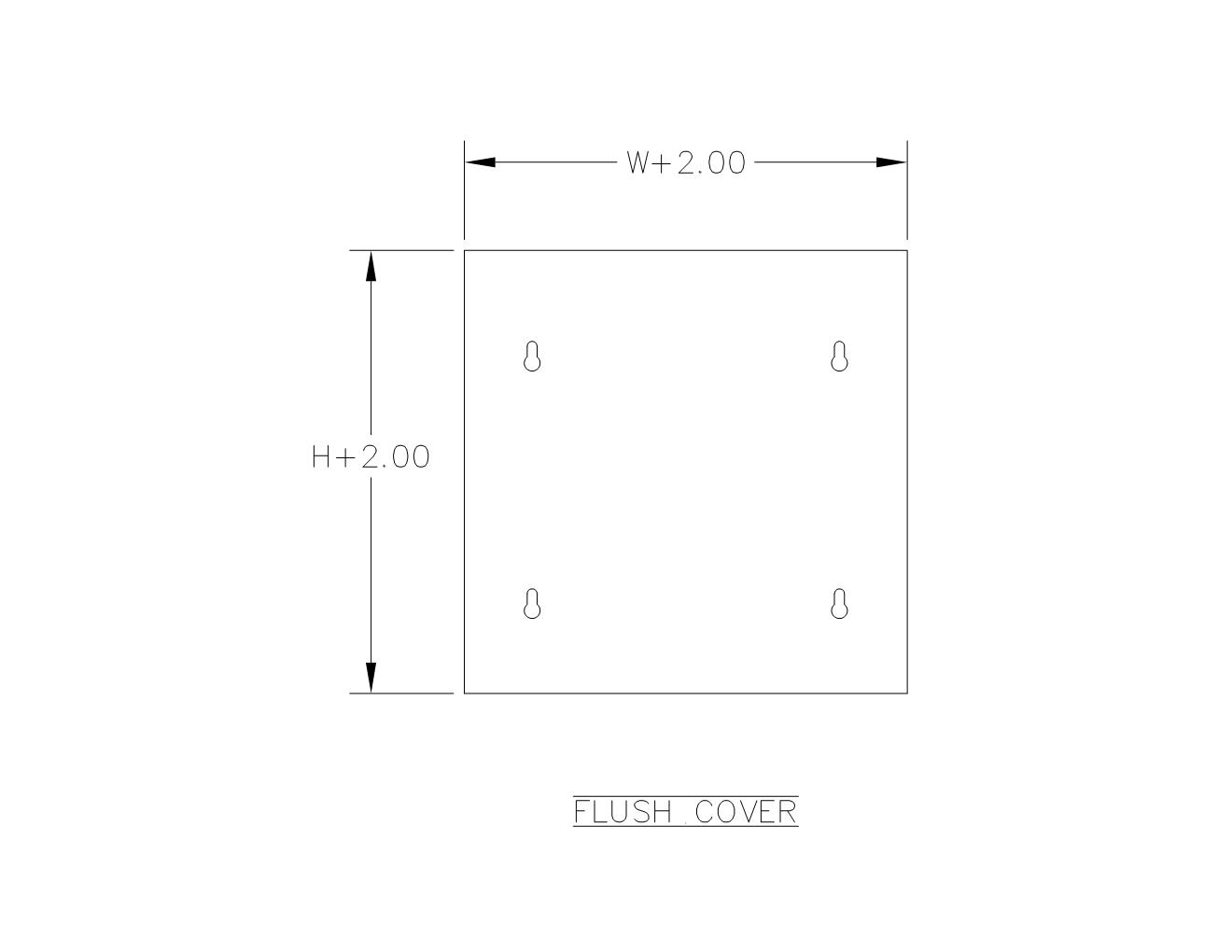 TYPE 1 GALVANIZED FLUSH COVER ONLY - Image 2