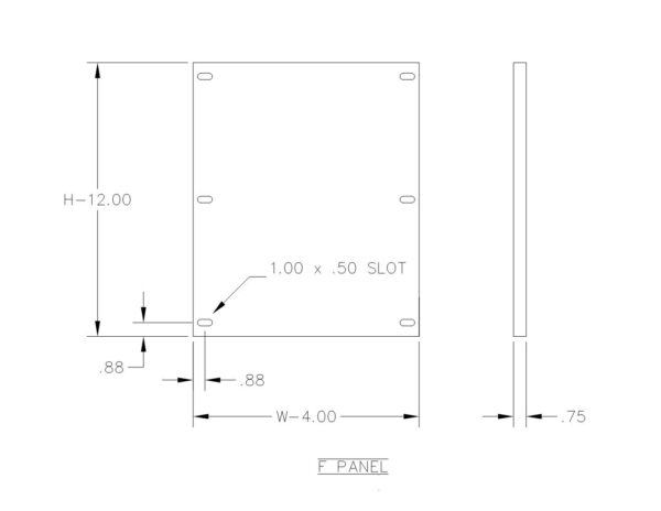 PAINTED WHITE PANEL FOR FREESTANDING ENCLOSURE - Image 2