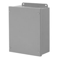 TYPE 12 PAINTED JIC SCREW COVER ENCLOSURE W/ PANEL