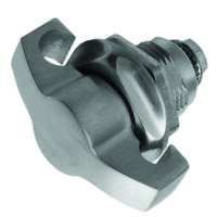STAINLESS WING KNOB PADLOCKING LATCH