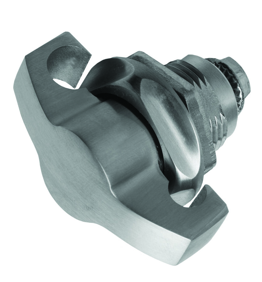 STAINLESS WING KNOB PADLOCKING LATCH